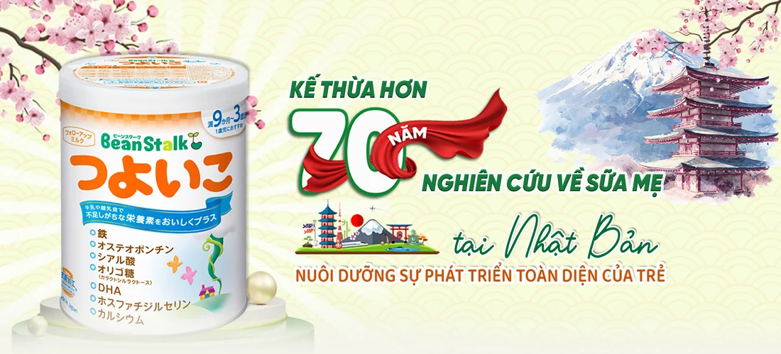 Kế thừa hơn 70 năm nghiên cứu về sữa mẹ tại Nhật Bản